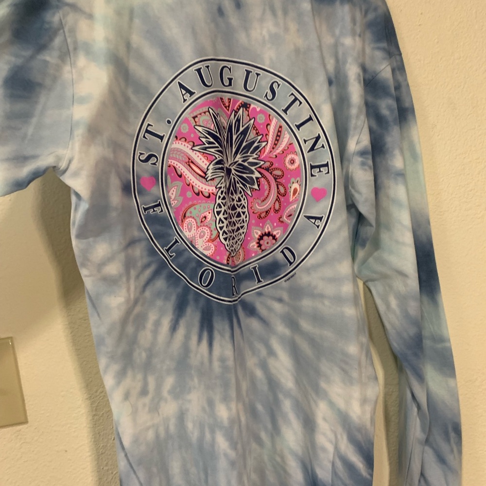 Long sleeve St Augustine Tee says adult XL